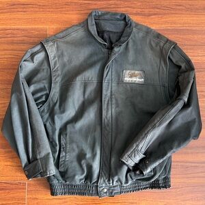 Vintage Miller Genuine Draft Bomber Jacket L